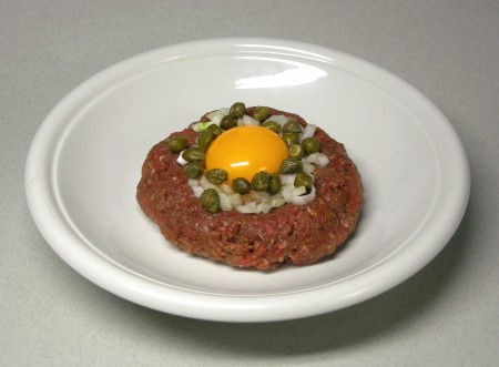 The raw truth/ steak tartare