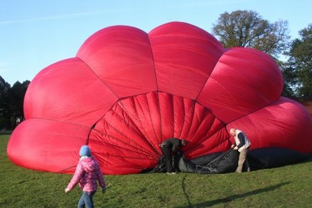Hot air ballooning in Holland