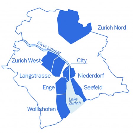 Zurich's districts
