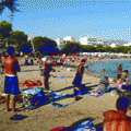 Athens Portraits [6]: Greek families hit the beach