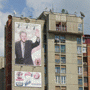 Clinton Billboard & Statue