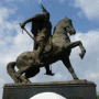 Skanderbeg statue