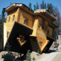Upside-down house