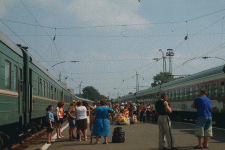 Russia by boat, plane and train
