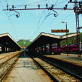 Arriving by Train