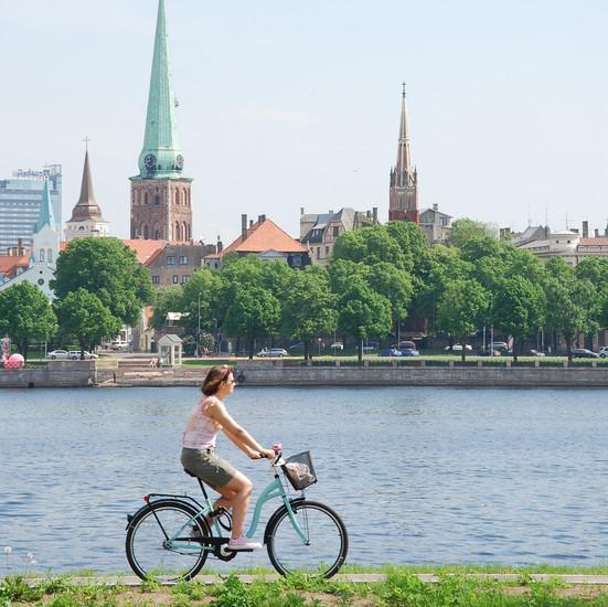 Cycling in Riga