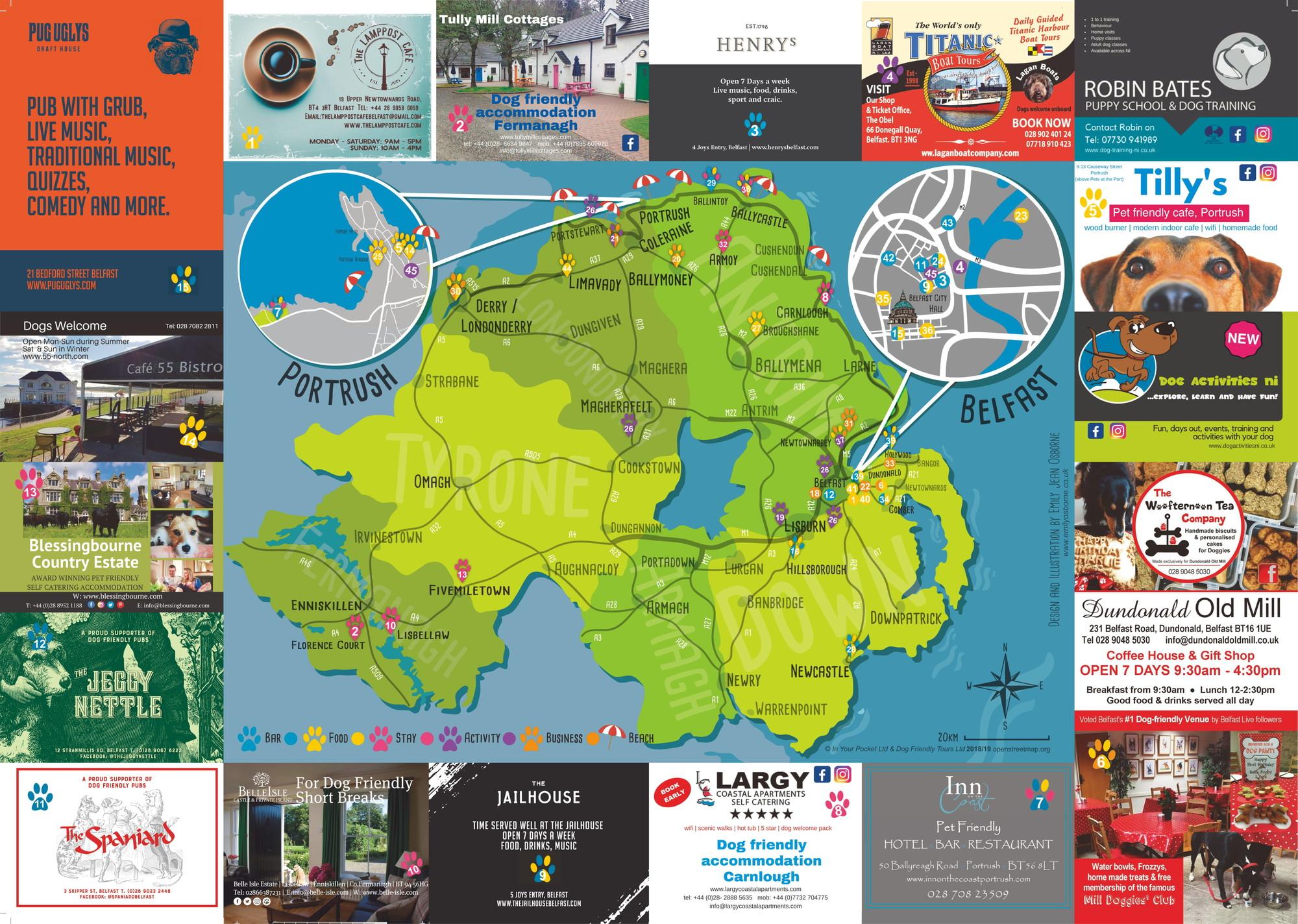 Dog friendly Belfast & N. Ireland