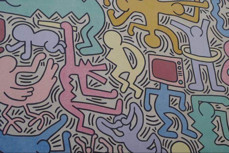 Keith Haring's Tuttomondo Mural