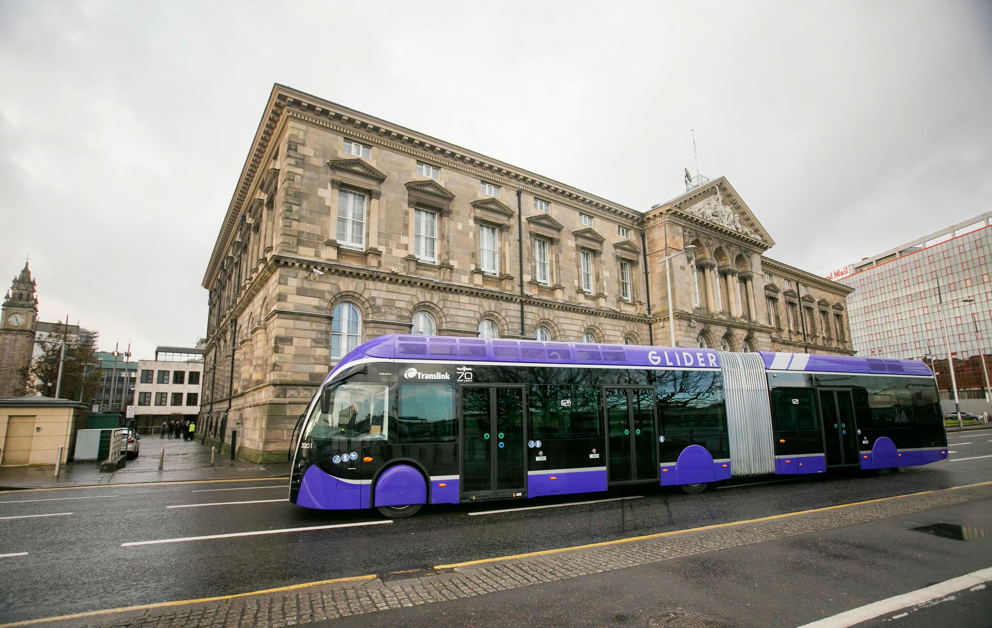 NI Bus and Rail Public Transport Network