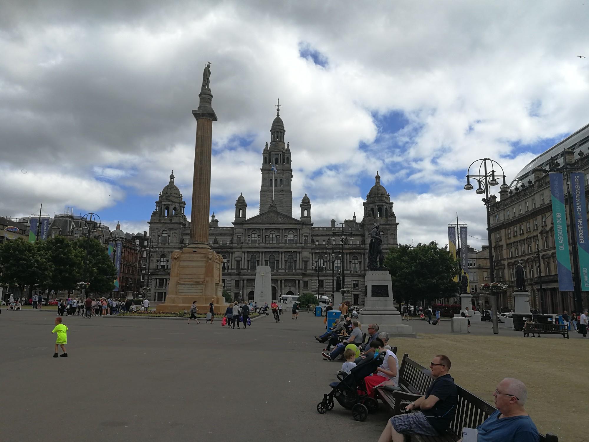 George Square Glasgow's historic urban space