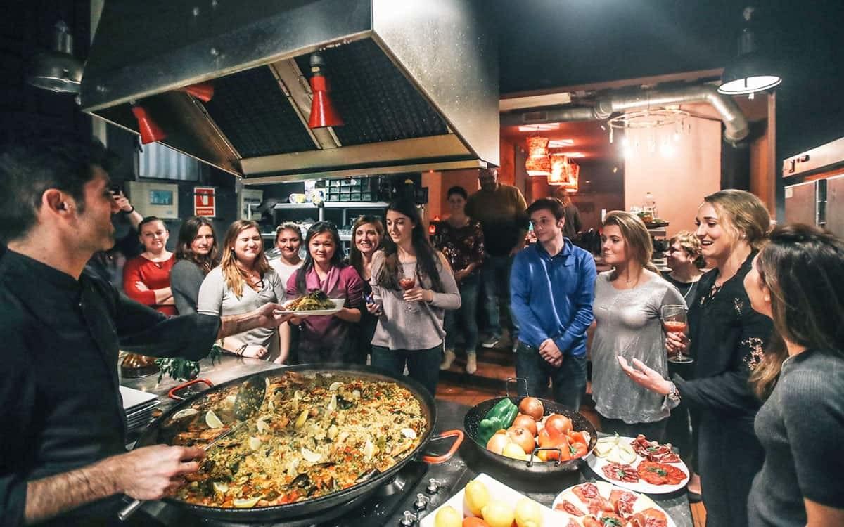 Boqueria Market Tour and Paella Cooking class